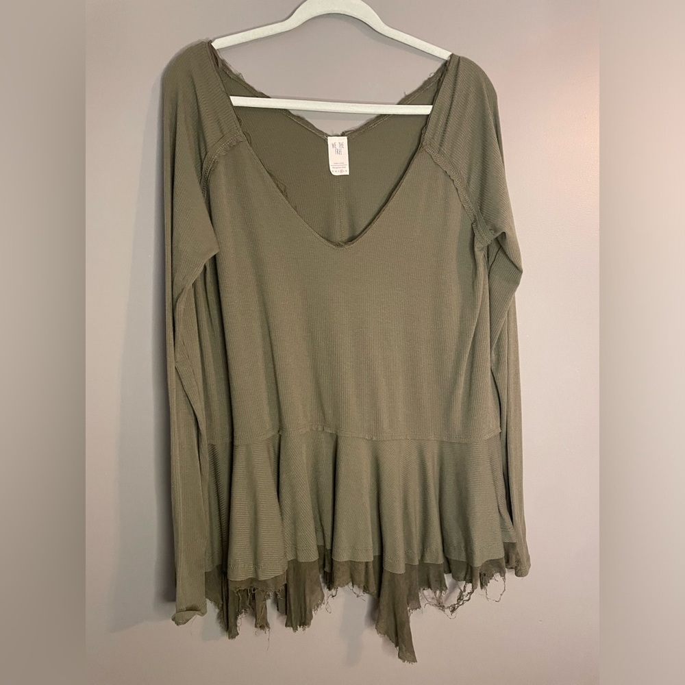 Free People Peplum Top